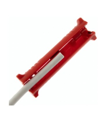 Pelacable Coaxial Rojo