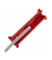 Pelacable Coaxial Rojo