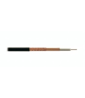 Cable Coaxial RG6 NEGRO COBRE FTE K290B GOLD UNIDAD
