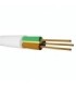 Cable Eléctrico, Manguera H05VV-F, 3G1.5mm², 0.3/0.5kV, Flexible, Cubierta Blanca