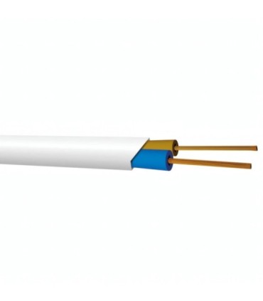 Cable Eléctrico, Manguera Plana 2x0.75mm², BLANCA