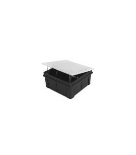 Caja de conexión empotrada 105x105x51 mm con tapa de garra metálica