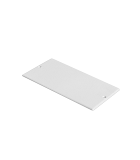 Tapa ciega 140x70 mm para dos cajas de mecanismos enlazables 125N