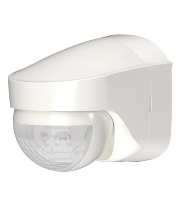 Detector de movimiento exterior Grässlin talis M 180 A – PIR 180°, montaje en pared, IP55, 230 V, apto para LED