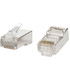 Conector RJ45 Blindado de 8 Pines para Cables FTP de Cat.6