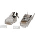 Conector RJ45 Blindado de 8 Pines para Cables STP de Cat.6a/7/7a, Modelo de Altas Prestaciones