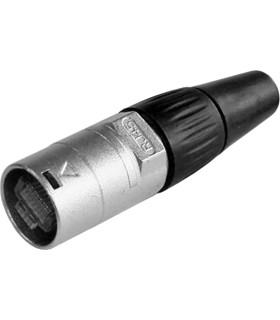 Conector Chasis RJ45, Formato Aéreo XLR, Admite cables de 6.30mm