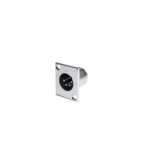 Conector Chasis XLR Macho de 4 Pines