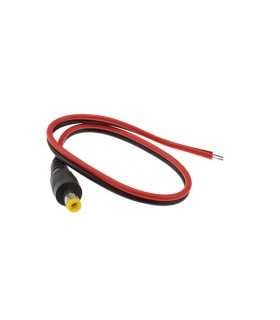 Cable Pigtail de Alimentación Macho para Cámaras CCTV