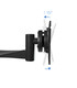 Soporte de Mesa para 4 Pantallas de 13" a 27", Giratorio (12 pivotes), Inclinable, Rotatorio, Ajustable, soporta 8kg/brazo, VESA