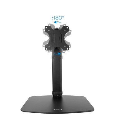 Soporte de Mesa para Pantallas de 17" a 27", Giratorio, Inclinable, Rotatorio, Ajustable, soporta hasta 6kg, compatible con VESA