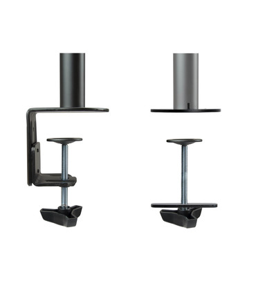 Soporte de Mesa para Pantallas de 13" a 32", Giratorio (4 pivotes), Inclinable, Rotatorio, Ajustable, soporta 8kg, VESA
