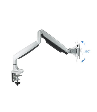 Soporte de Mesa para Pantallas de 13" a 32", Giratorio (2 pivotes), Inclinable, Rotatorio, Ajustable, soporta hasta 9kg, VESA