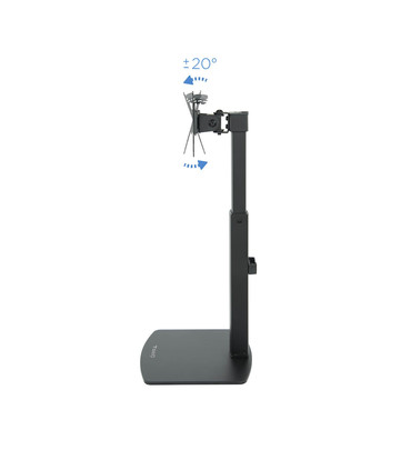 Soporte de Mesa para Pantallas de 17" a 32", Giratorio, Inclinable, Rotatorio, Ajustable, soporta hasta 7kg, VESA