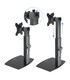 Soporte de Mesa para Pantallas de 17" a 32", Giratorio, Inclinable, Rotatorio, Ajustable, soporta hasta 7kg, VESA