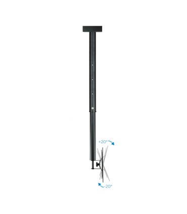 Soporte de Techo para Pantallas de 23" a 42", Extensible, Giratorio, Inclinable, soporta hasta 30kg, compatible con VESA