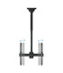 Soporte de Techo para Pantallas de 32" a 55", Extensible, Giratorio, Regulable, Inclinable, soporta hasta 50kg, VESA