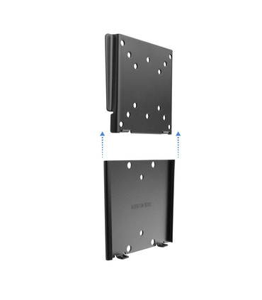 Soporte de Pared para Pantallas de 13" a 27", Fijo, Ultradelgado, soporta hasta 30kg, compatible con VESA
