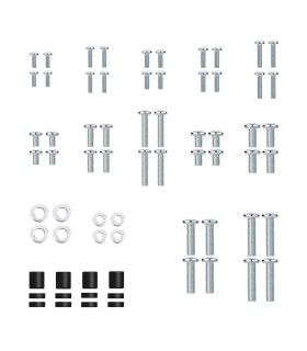 Kit Integral de Tornillería, Separadores y Arandelas para Montaje de Pantallas en Soportes