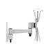 Soporte de Pared para Pantallas de 13" a 42", Giratorio (2 pivotes), Inclinable, Rotatorio, soporta hasta 20kg, soporta VESA