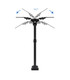 Soporte de Pared para Pantallas de 13" a 42", Giratorio (3 pivotes), Inclinable, soporta hasta 20kg, compatible con VESA