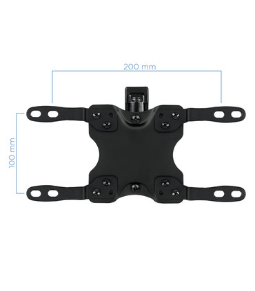 Soporte de Pared para Pantallas de 13" a 42", Giratorio (3 pivotes), Inclinable, soporta hasta 20kg, compatible con VESA