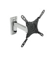 Soporte de Pared para Pantallas de 13" a 42", Giratorio (2 pivotes), Inclinable, soporta hasta 15kg, compatible con VESA