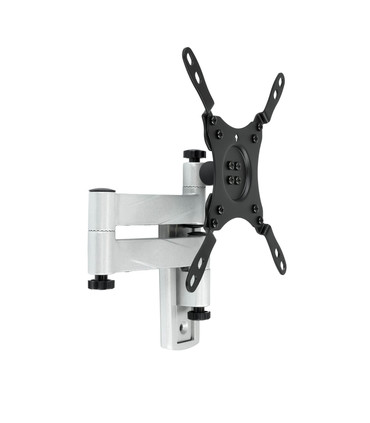 Soporte de Pared para Pantallas de 13" a 42", Giratorio (3 pivotes), Inclinable, soporta hasta 15kg, compatible con VESA