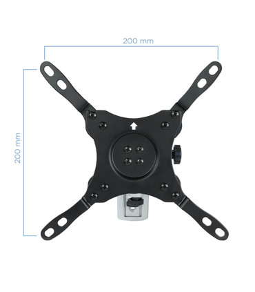 Soporte de Pared para Pantallas de 13" a 42", Giratorio (3 pivotes), Inclinable, soporta hasta 15kg, compatible con VESA