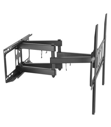 Soporte de Pared para Pantallas de 37" a 70", Giratorio (6 pivotes), Inclinable, soporta hasta 40kg, compatible con VESA