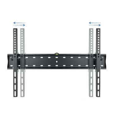 Soporte de Pared para Pantallas de 37" a 70", Inclinable, Regulable, con Nivel de Burbuja, soporta 40kg, compatible con VESA