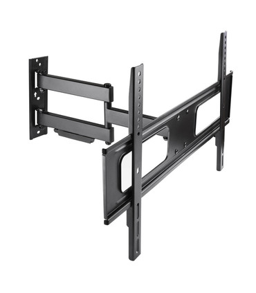 Soporte de Pared para Pantallas de 37" a 70", Giratorio (3 pivotes), Inclinable, Regulable, soporta 50kg, compatible con VESA