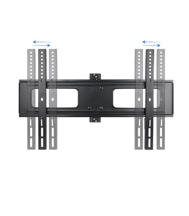 Soporte de Pared para Pantallas de 37" a 70", Giratorio (3 pivotes), Inclinable, Regulable, soporta 50kg, compatible con VESA