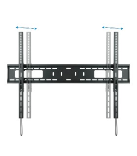 Soporte de Pared para Pantallas de 60" a 100", Inclinable, Regulable, con Nivel de Burbuja, soporta 75kg, compatible con VESA