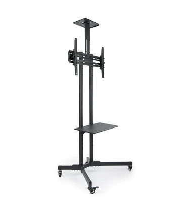 Soporte de Suelo para Pantallas de 37" a 70", Inclinable, Rotatorio, Ruedas con Bloqueo, Regulable, soporta hasta 50kg, VESA